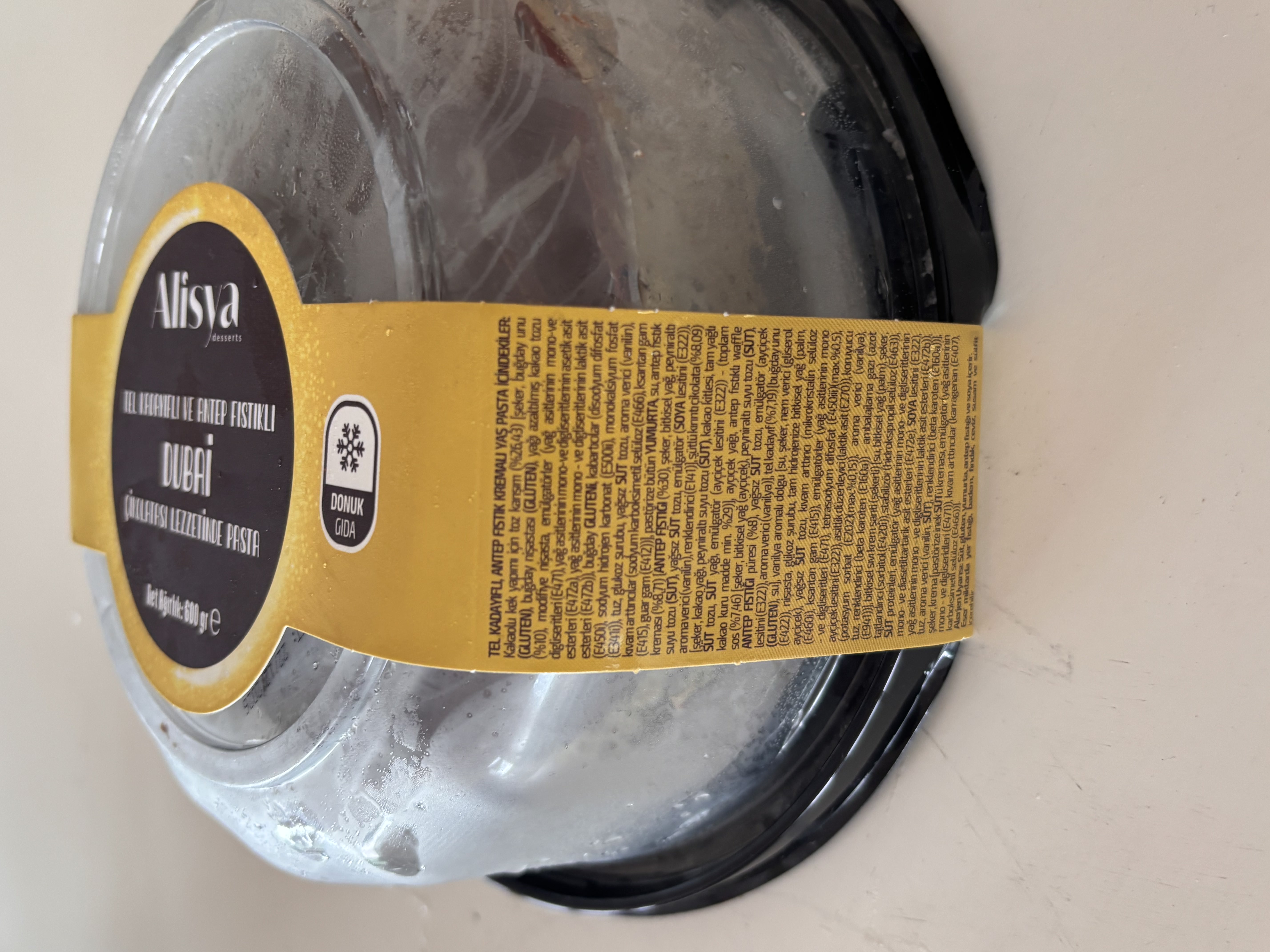 Alisya Kadayıflı Antep Fıstıklı Dubai Pasta görsel 2