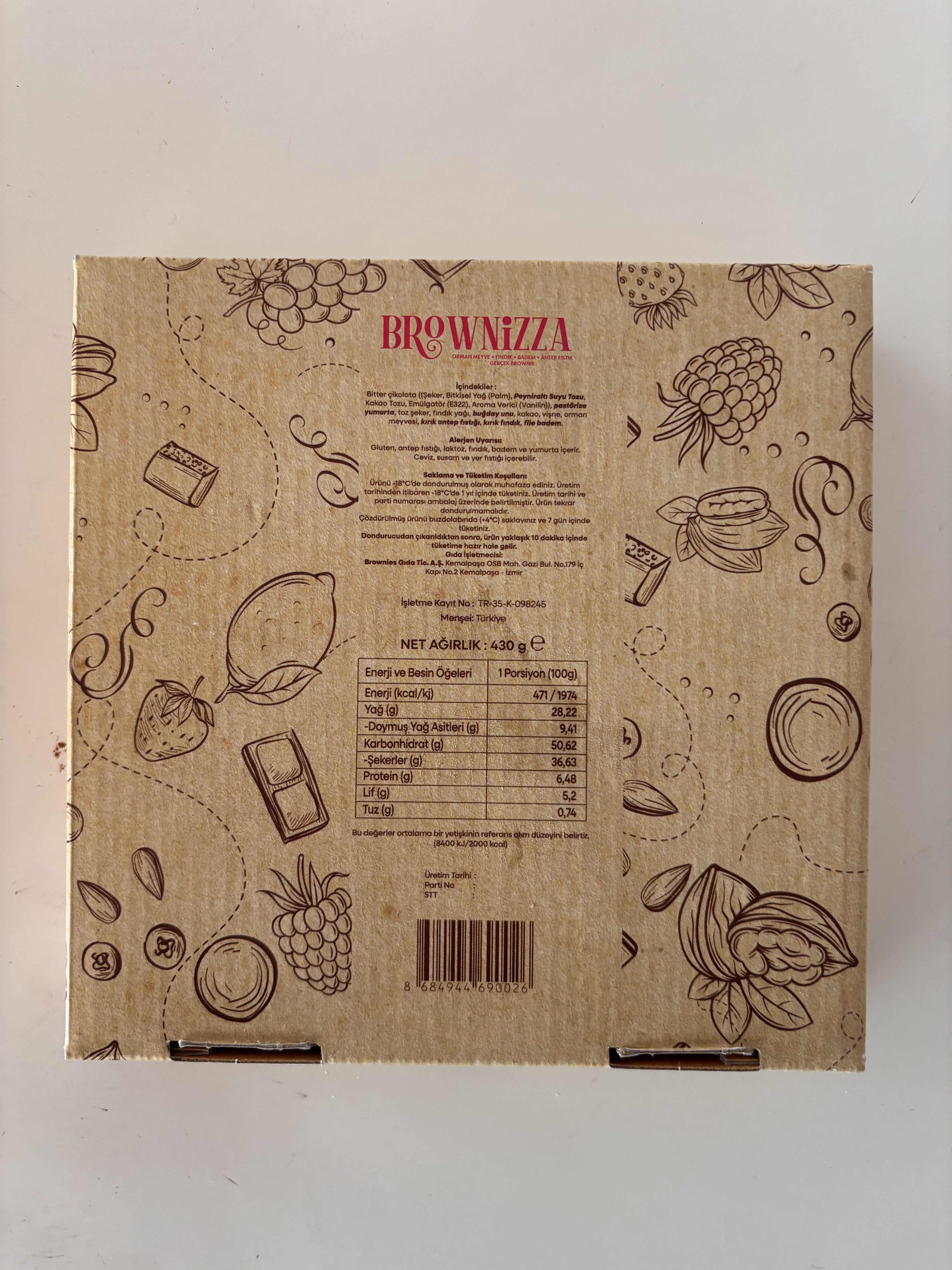 Brownie Pizza görsel 2