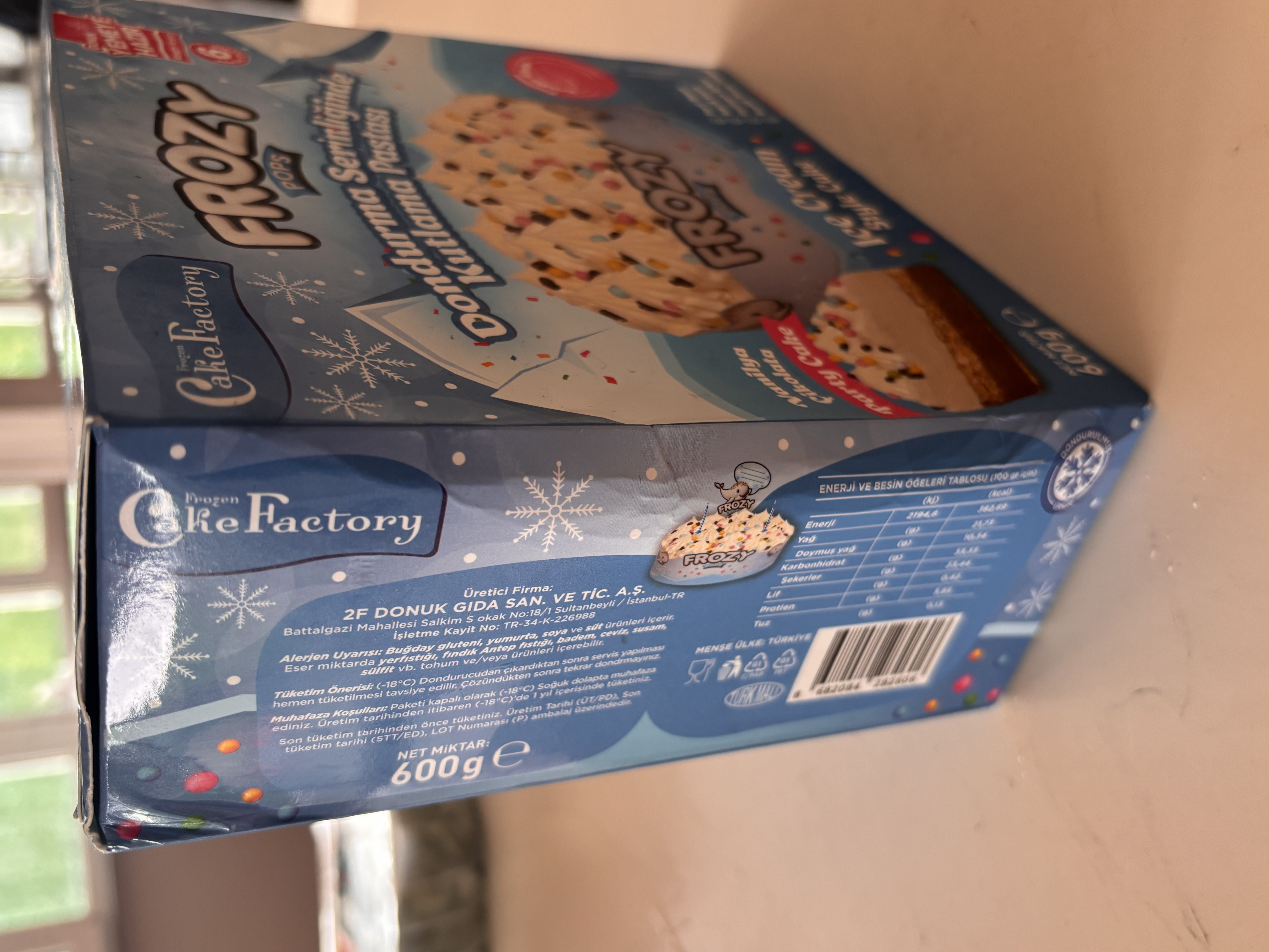 Frozy Kutlama Pastası görsel 2